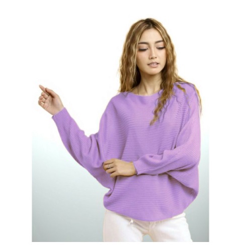 Batwing Sweater Rajut Premium LASPERAL Sweater Jumbo Atasan Blouse Premium