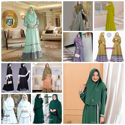 GAMIS SYARI CUCI GUDANG [M,L,XL,XXL] / Gamis Syari Terbaru 2021 / Gamis Jumbo / Gamis Plus Jilbab