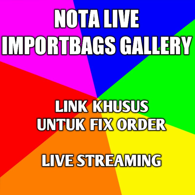 NOTA LIVE 2023 KHUSUS FIX CO DI LIVE/AMBYAR TERMURAH PRODUK BARU HANYA CACAT SEDIKIT/ PEMESANAN KHUSUS LIVE/LINK UNTUK PESAN DILIVE STREAMING/LINK DISKON LIVE/ETALASE KHUSUS LIVE/TAS IMPORT KHUSUS CHECKOUT LIVE/TAS IMPORT ASLI MODEL KOREA TERBARU/TAS ANAK