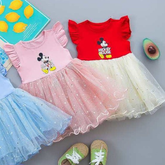 Plazababyku DRESS MKI JAPANS 913 EBV Baju Dress Anak Perempuan Import