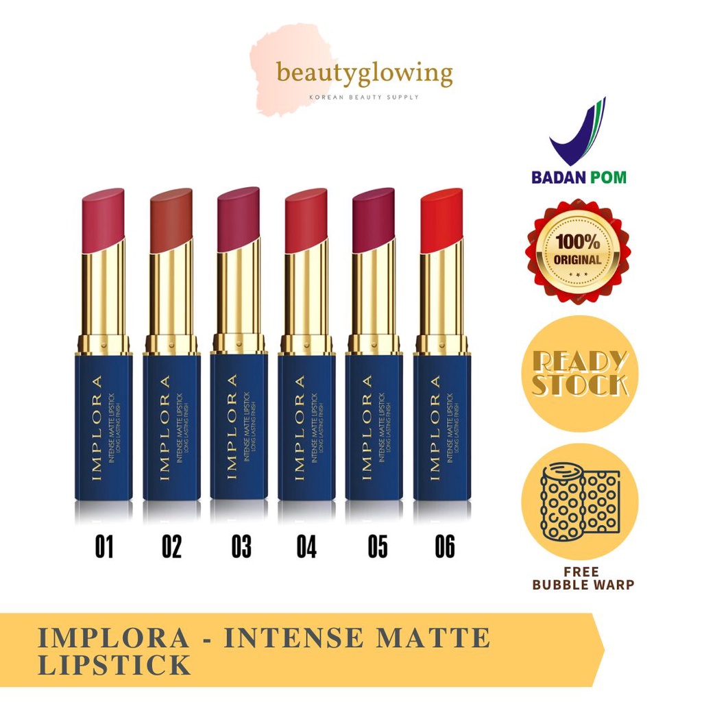 IMPLORA LIPCREAM - Intense Matte Lipstick