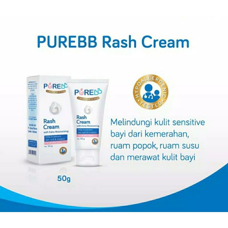 Pure Baby Rash Cream/ Krim Ruam Kulit Bayi