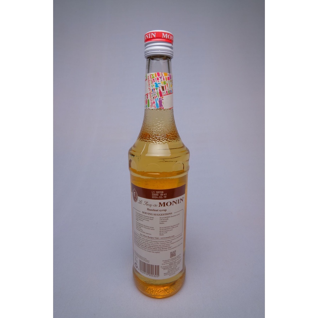 Monin Hazelnut Syrup / Sirup Hazelnut Monin 700ml