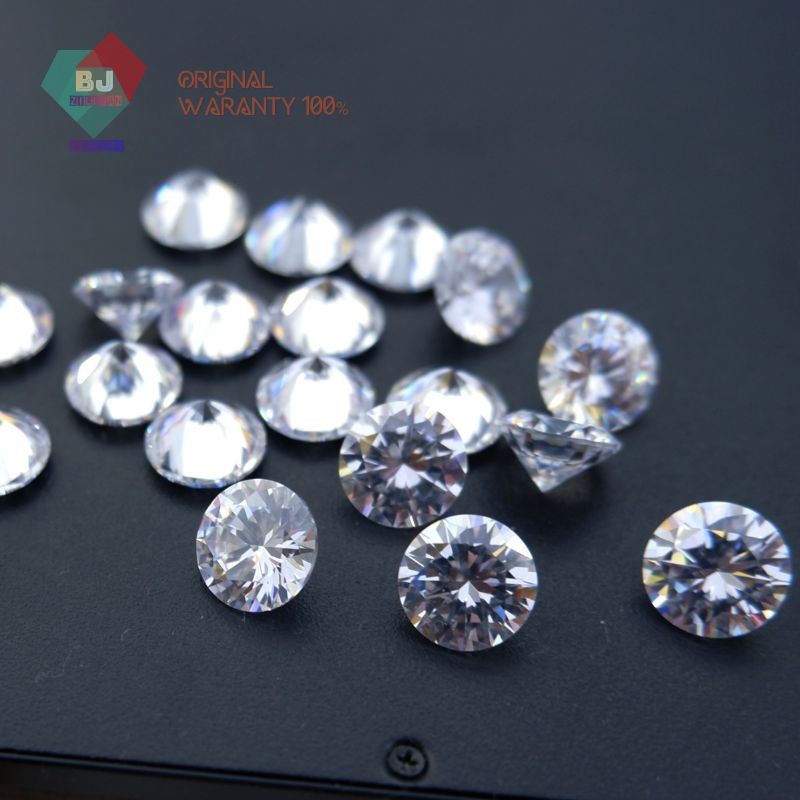 A3 + Quality 6 - 12 MM Permata Diamond Cubic Zirconia ROund white