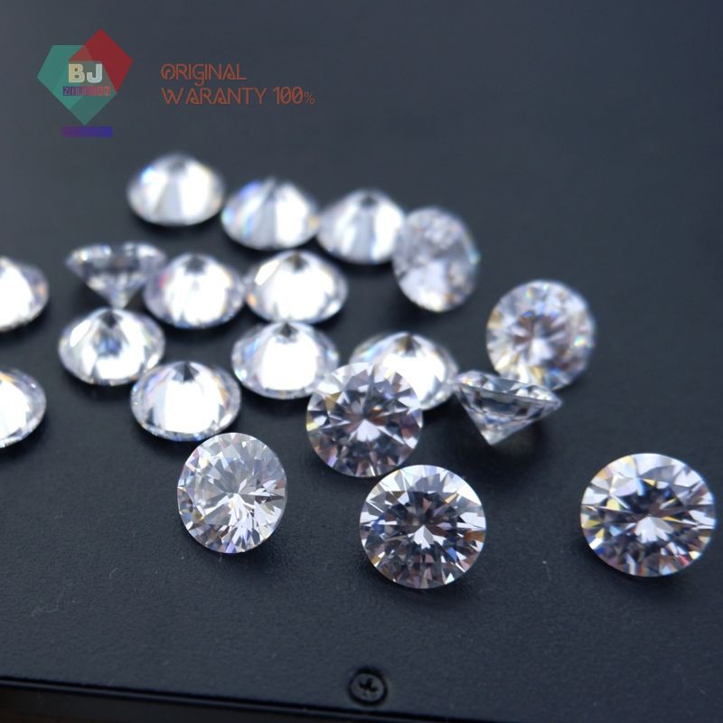 A3 + Quality 6 - 10 MM Permata Diamond Cubic Zirconia ROund white