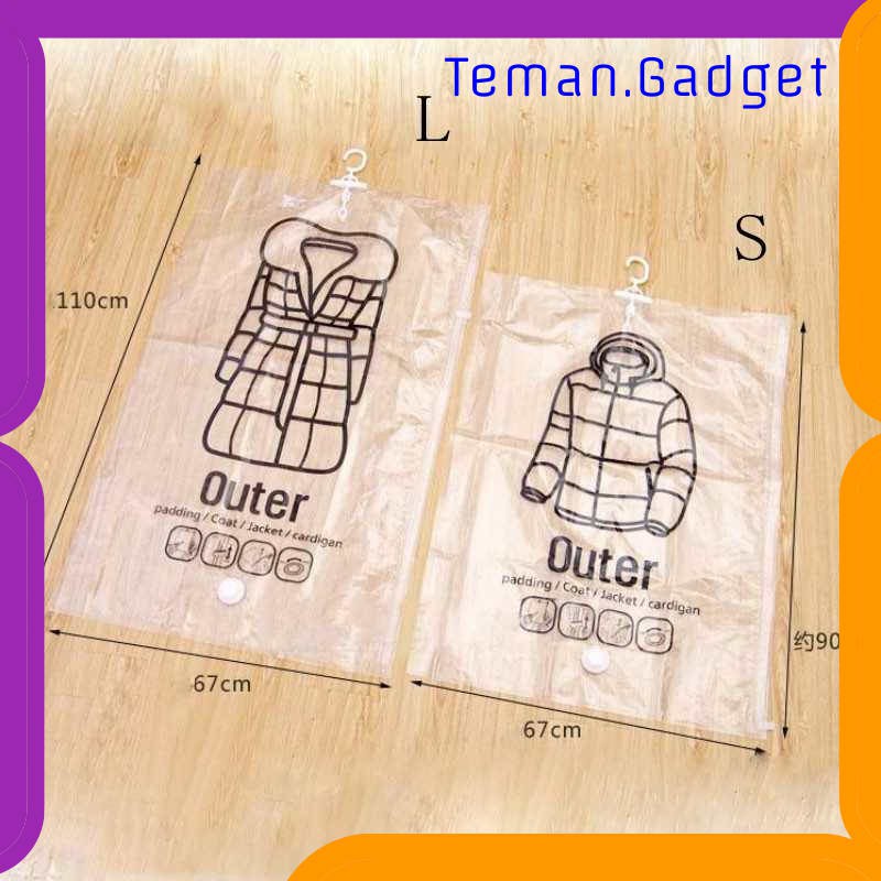 TG-FS117 Angle Kantong Vakum Baju Vacuum Compression Bag - SN024