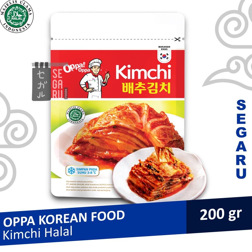 

Buruan pesan--KIMCHI Sawi Fresh | Kimchi Korea | Kimchi Halal 200 gram by OPPA