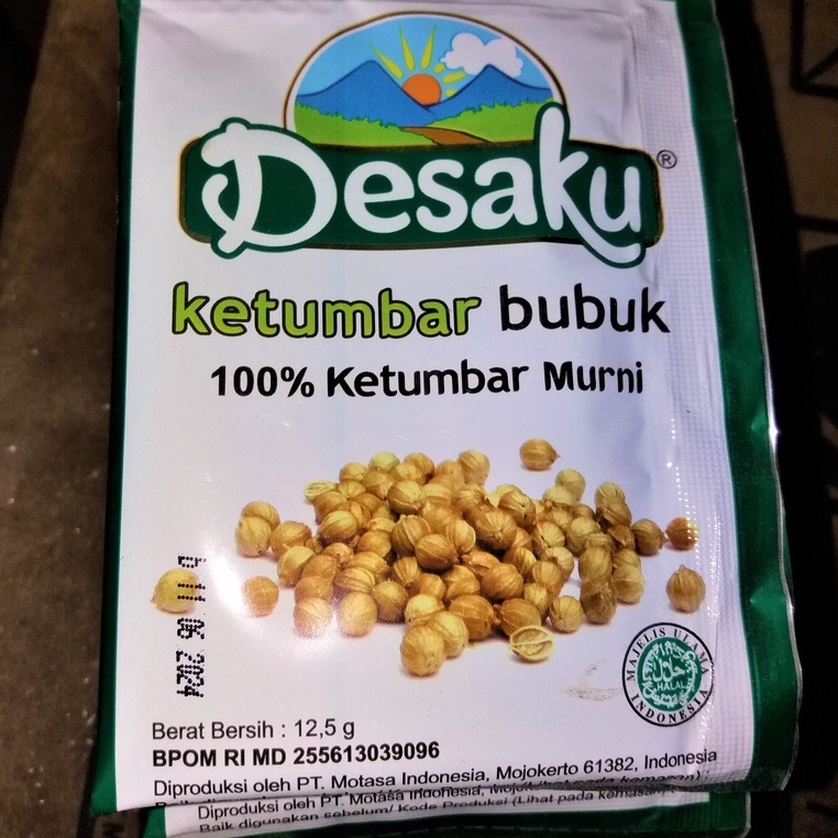 

DESAKU KETUMBAR BUBUK 12,5 GRAM 1 renceng isi 12 pcs