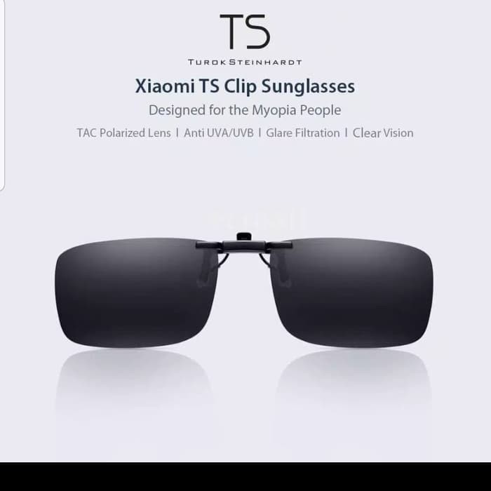 Dijual xiaomi ts clip sunglasses kacamata Hitam Pria Wanita Model Klip Murah