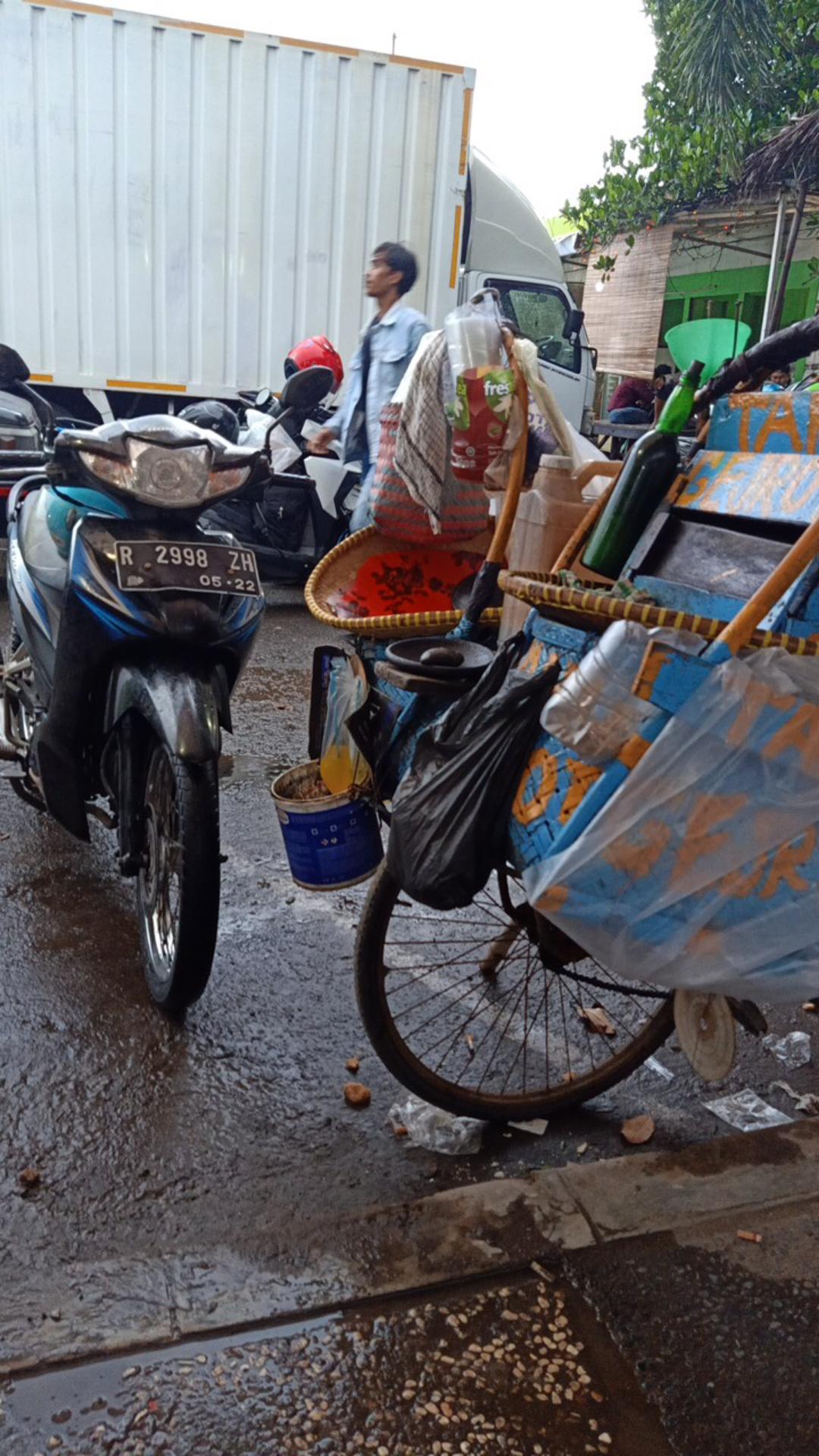 [ready Big Size] Babedo Kemeja Batik Pria Lengan Panjang Gradasi Merah Hem Batik Pria Premium