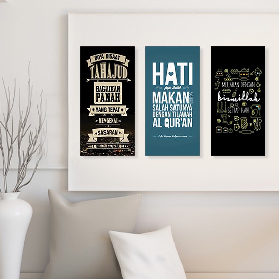 Kamilastorindo Dekorasi Rumah Poster Kayu Hiasan Pajangan Dinding Islamic Quotes  Project5 1530