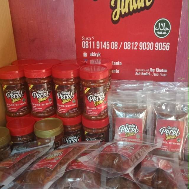

Sambel pecel asli dari kediri jawa timur,ukuran 190gr.
