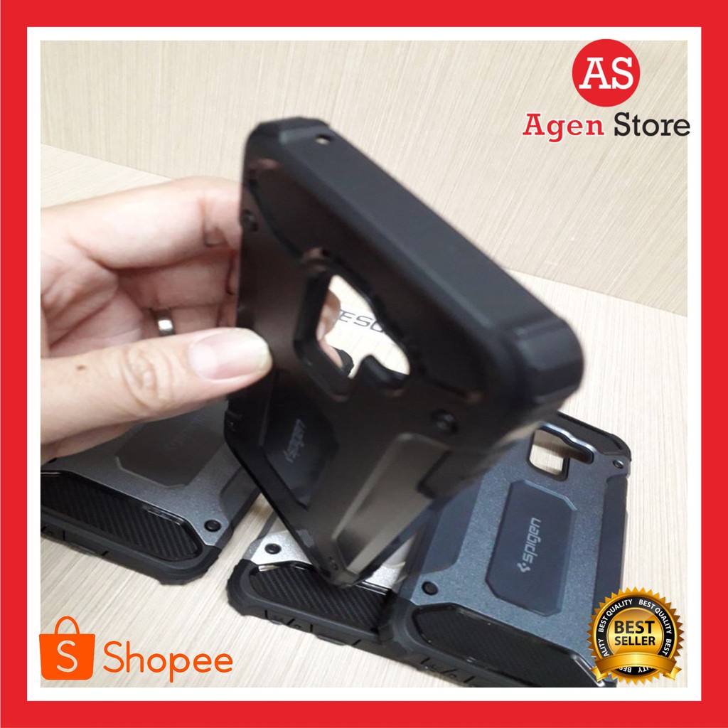 HARGA TERMURAH Spigen Iron Samsung A8 2018 A530 SM-A530F 5.6 inchi HardCase Robot
