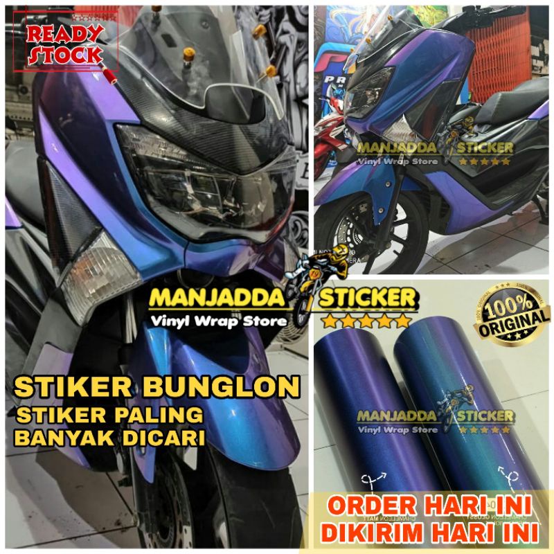 Permeter Stiker Skotlet Ungu Taro Kualitas Premium Bahan Tebal Mudah Dipasang