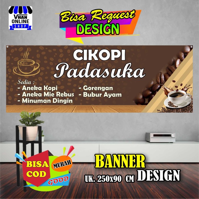 Jual Spanduk Banner Warkop, Warung Kopi, Angkringan, Rumah Makan Keren ...