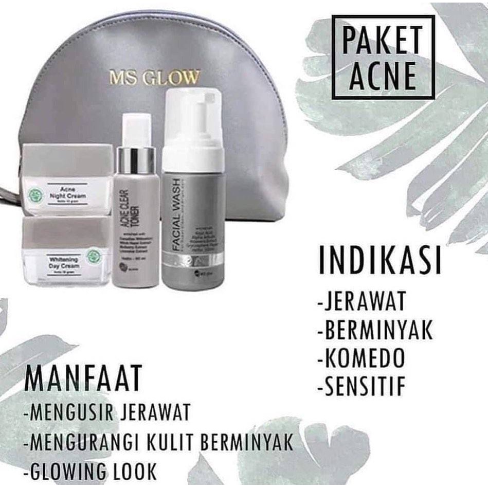 MS Glow Jabar - MS Glow Paket Acne 1 Paket Acne