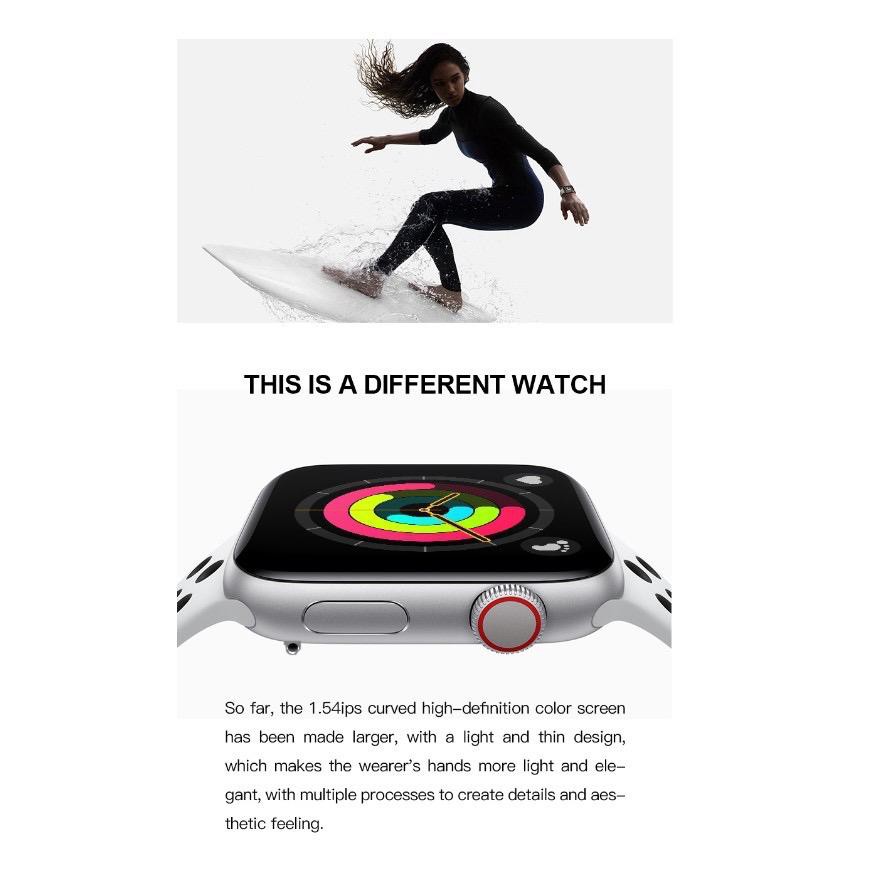 Dennos T500 Smart Watch Bluetooth Sport Fitness Pedometer Heart Rate monitor-5