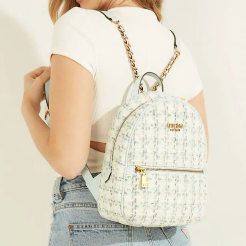 GUESSS Abey Tweed Backpack