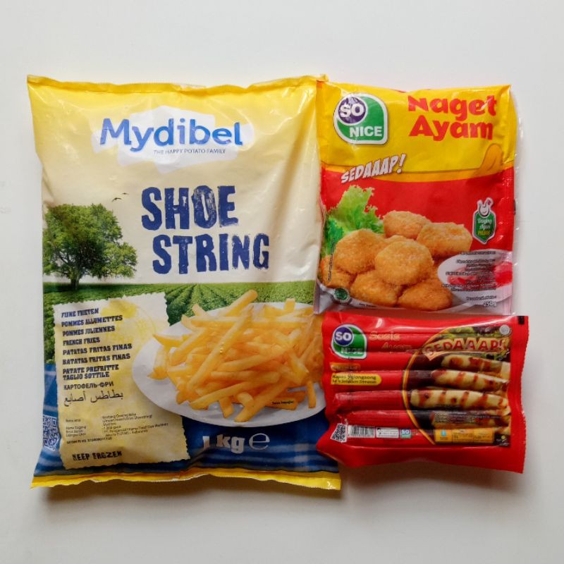 

Paket Kentang Naget(250g)Sosis(375g)