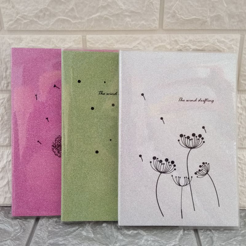 

Notebook Glitter/Buku Catatan Cover Glitter A5 (The Wind Drifting)