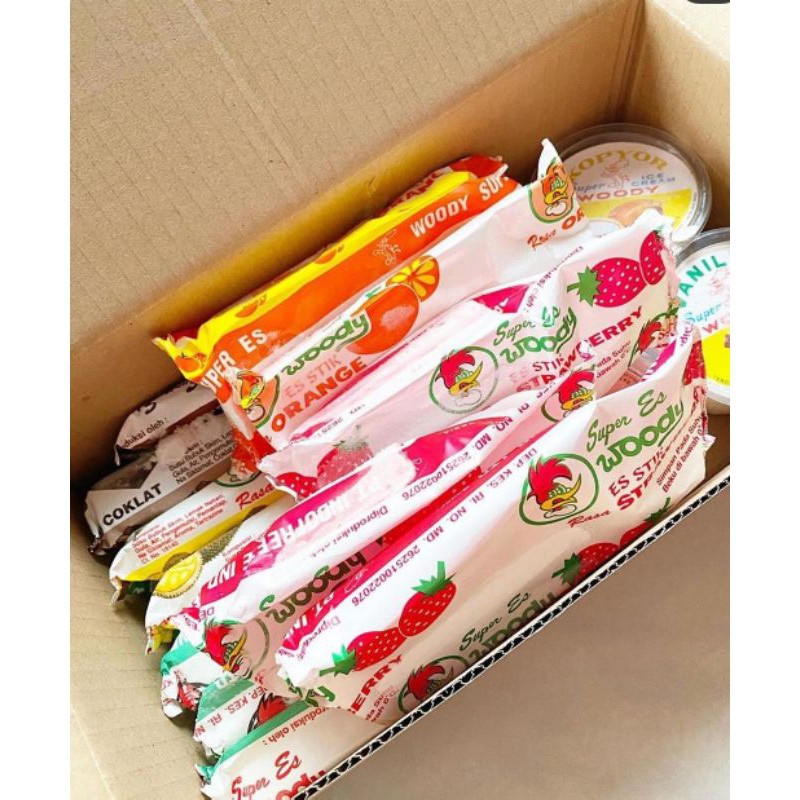 Es Krim Woody Jadul Era 90an