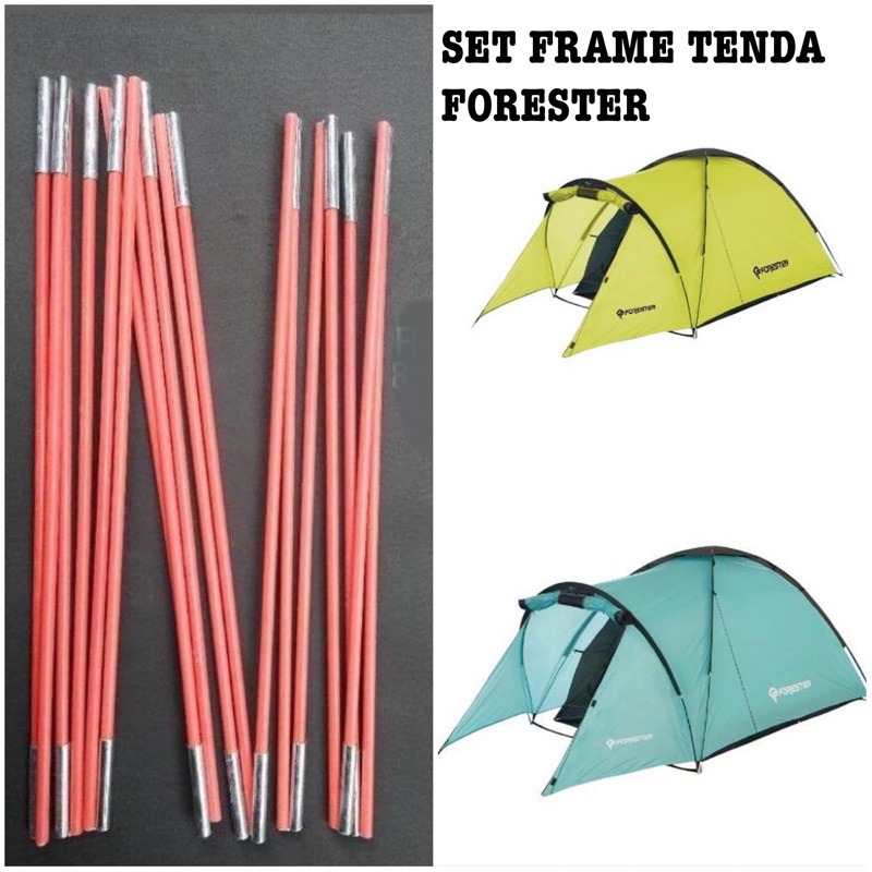 Set frame rangka tenda forester ivory bingkai tenda rangka tenda