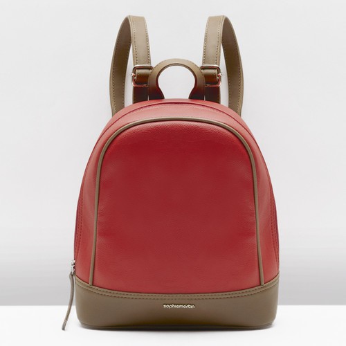 SYRMA BAG Tas Sophie Martin Promo Sophie Paris Tas Ransel wanita backpack kulit merah