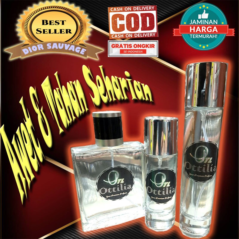 Parfum farfum parfume minyak wangi pria cowok laki laki cowo tahan lama non alkohol dior sauvage