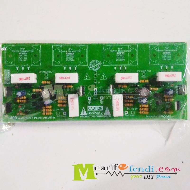 KIT Power Amplifier Stereo 400 Watt