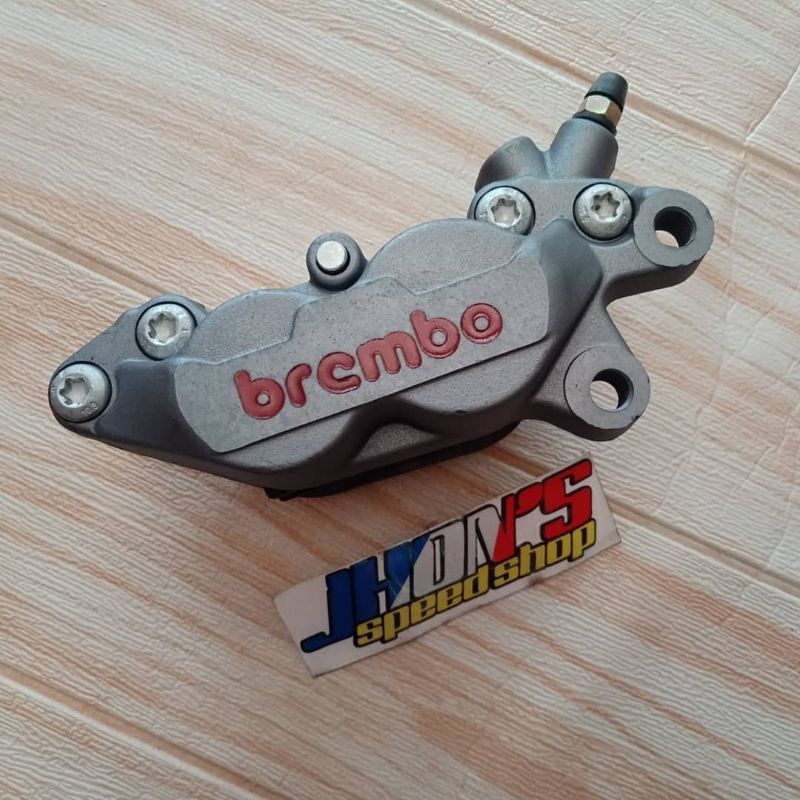 kaliper brembo 4piston axial 4p big kanan grade A anodize  made in thailand