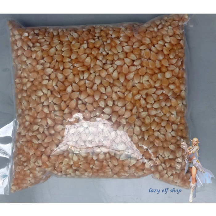 

Instant-Camilan- Biji Jagung Popcorn 1Kg Premium Pilihan Mentah Repack Pop Corn Kernel -Camilan-