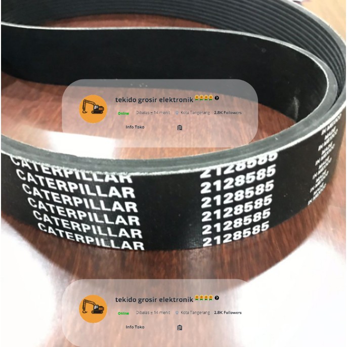 Van Belt Cat 320D 2128585 212-8585