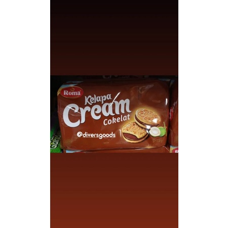 

New Roma kelapa cream cokelat 189 gram