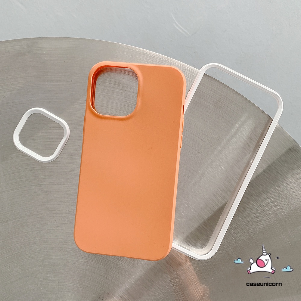 Soft Case Bumper Silikon Cair 3 in 1 Anti Jatuh Tahan Banting Untuk iPhone 11 12 13 pro Max XS XR XS Max SE 2020