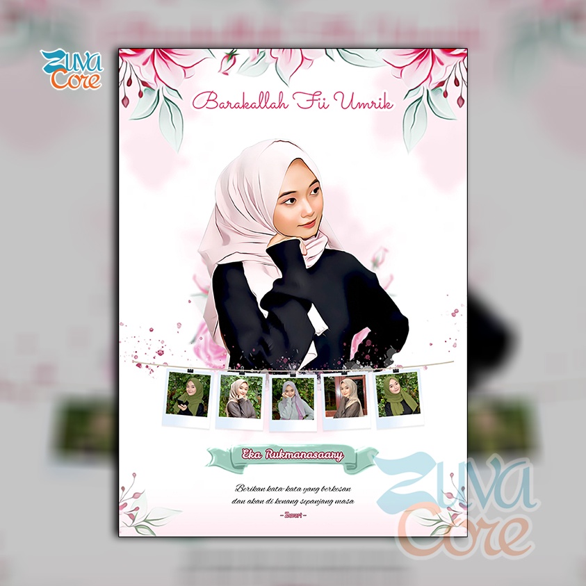 DESAIN FOTO HIASAN DINDING untuk KADO ULTAH KADO WISUDA UCAPAN WEDDING KADO PERNIKAHAN SKETSA CETAK 