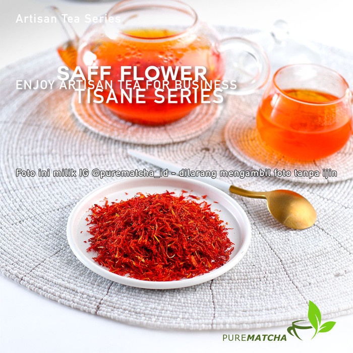 

TEH-DAUN- ARTISAN TEA TISANE - SAFF FLOWER 10GR TEH BUNGA SAFFLOWER TEH HERBAL -DAUN-TEH.