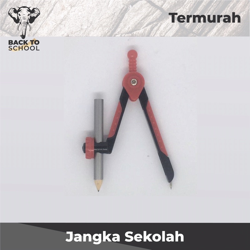

Perlengkapan sekolah anak| jangka sekolah dengan pencil nyaman di pakai