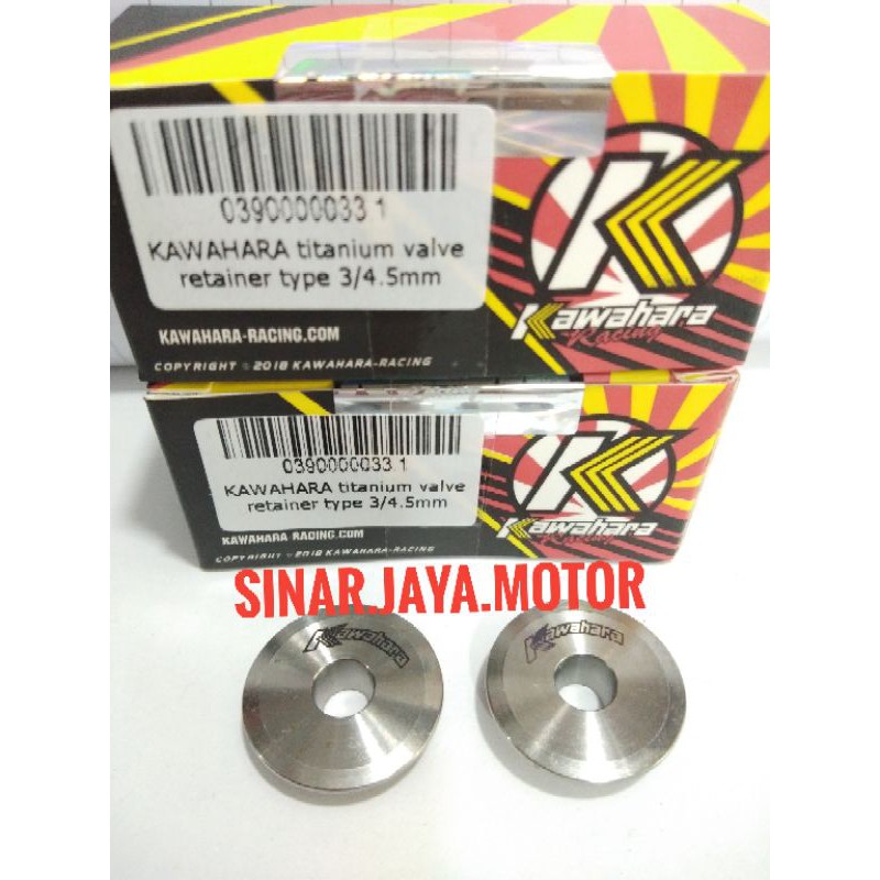 Retainer Titanium Valve Kawahara Batang 4.5mm Type 3 /4.5mm