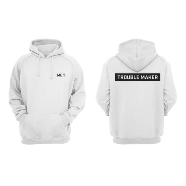 Jaket Sweater Hoodie Tumblr Troublemaker