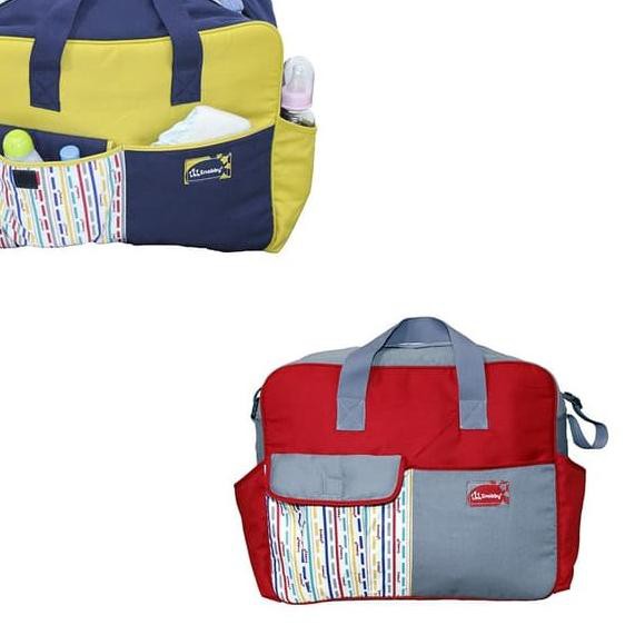  tas bayi line series + gendongan samping line series Snobby