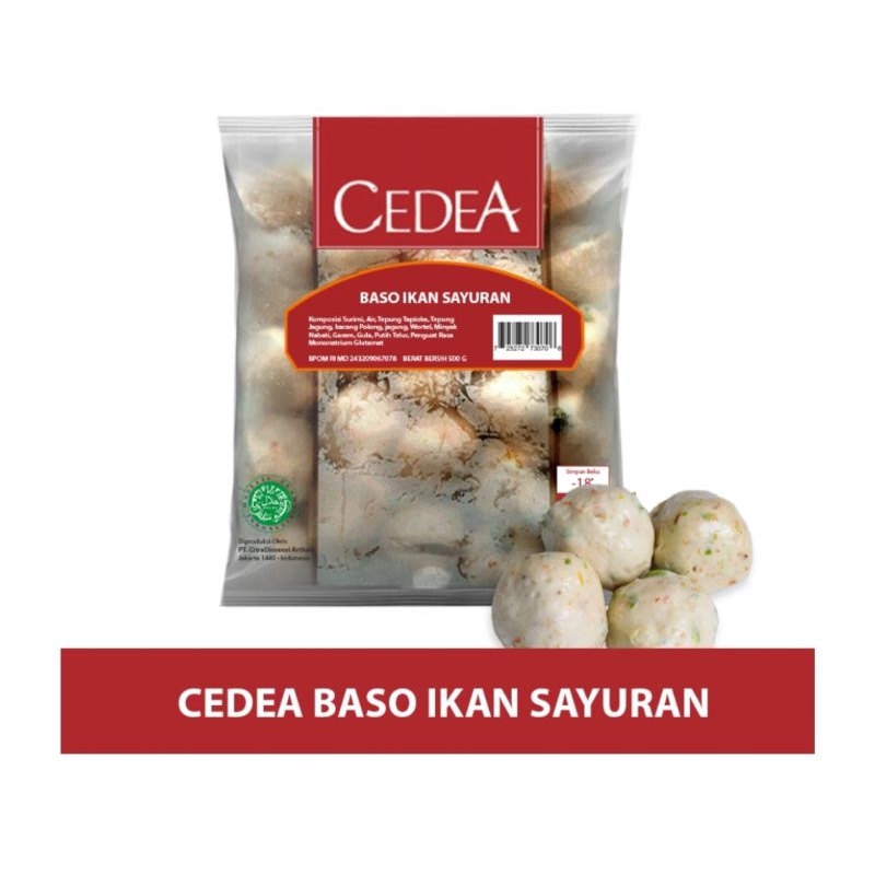 

cedea bakso ikan sayuran