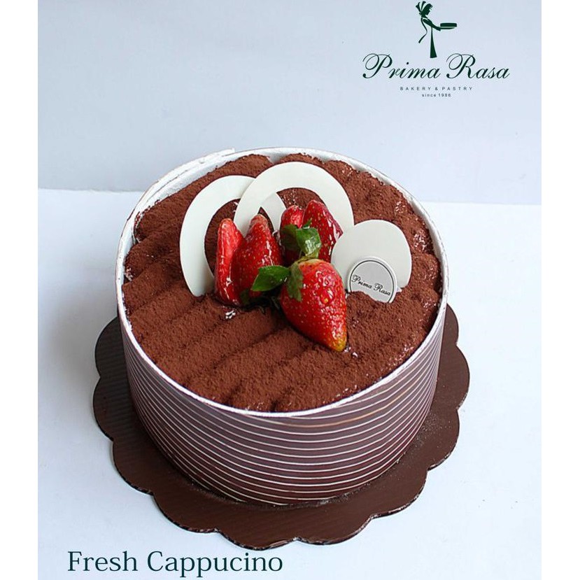 

FRESH CAPPUCINO ORANGE BIRTHDAY CAKE TART KUE ULANG TAHUN PRIMA RASA BEST SELLER SALE PROMO ENAK ORI