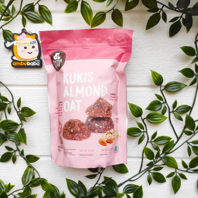 Kukis Almond Oat Mamabear Mama Bear Choco Chips Cokelat Cookies n Cream Kurma 150gr Pelancar ASI