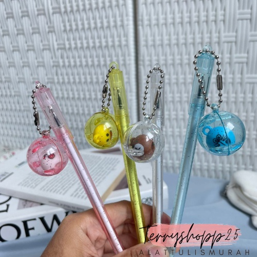 

Pulpen Gel Gantungan Motif Bola Beruang Kelinci Unik Cantik Bisa Cod Alat Tulis Kekinian