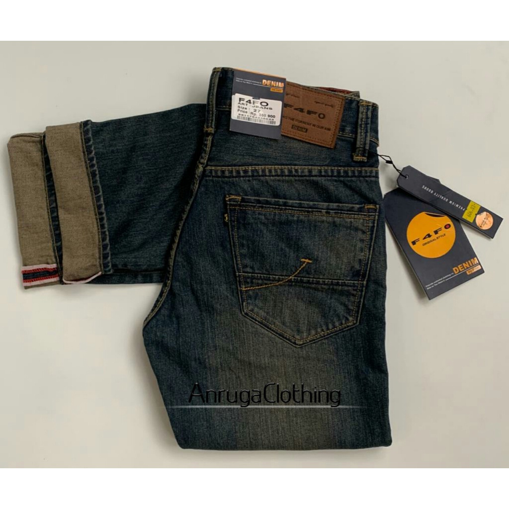Anruga.Clothing/Celana Jeans Pria Panjang/Celana Standard Pria Terbaru/Celana Brand Original F4FO/Ce