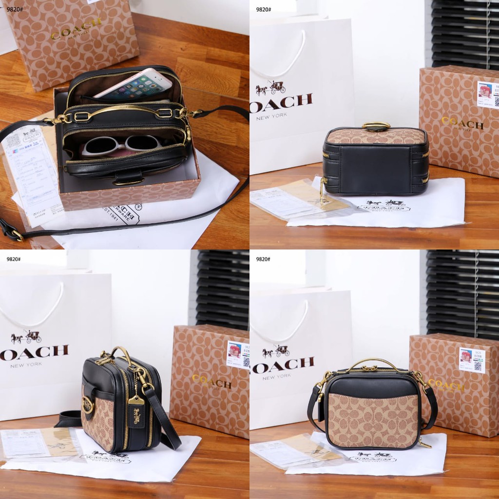 Coa Lunch Box Bag + Box Crossbody or Shoulder Bag 9820