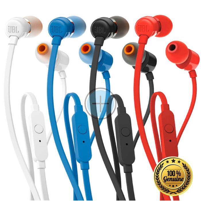 JBL T110 Earphone - Garansi Resmi  IMS - Original