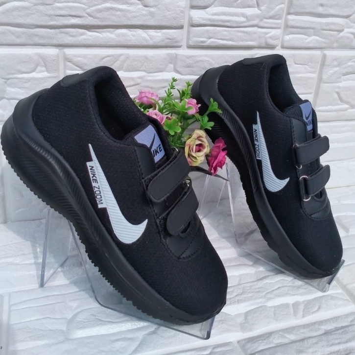 PROMO?? sepatu anak/sepatu sekolah hitam polos/sepatu terbaru/sepatu anak laki laki perempuan/sepatu TK SD umur 4 5 6 7 8 9 tahun/fashion anak murah COWOK CEWEK Fashion anak