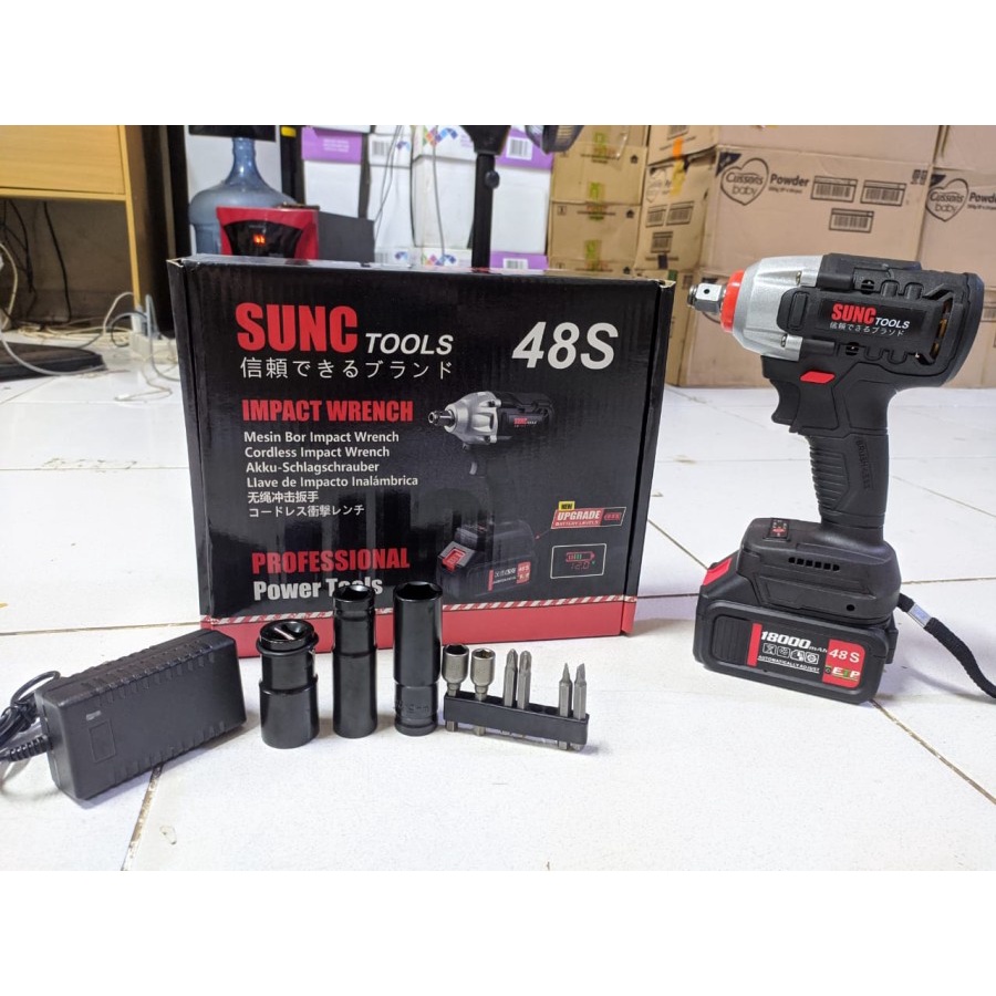 Mesin impact WRENCH 48v SUNC tools