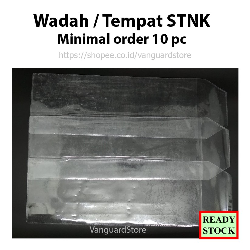 Tempat Plastik Bening STNK Wadah Bening STNK Ukuran 23 x 8,5 cm